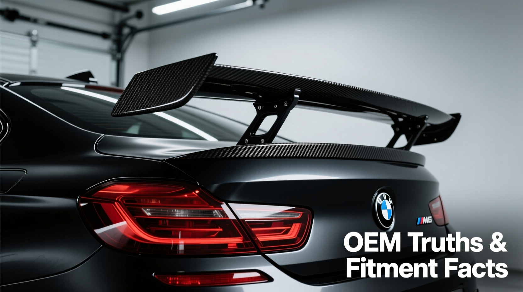e63 m6 carbon spoiler track