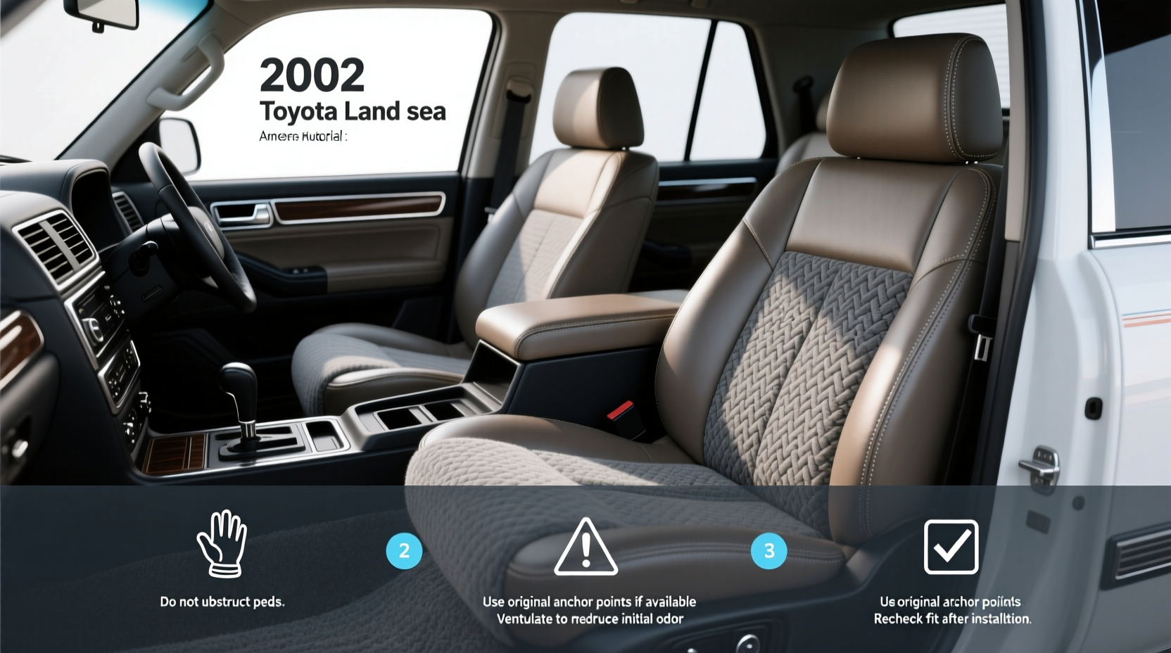 2002 toyota land cruiser seat covers