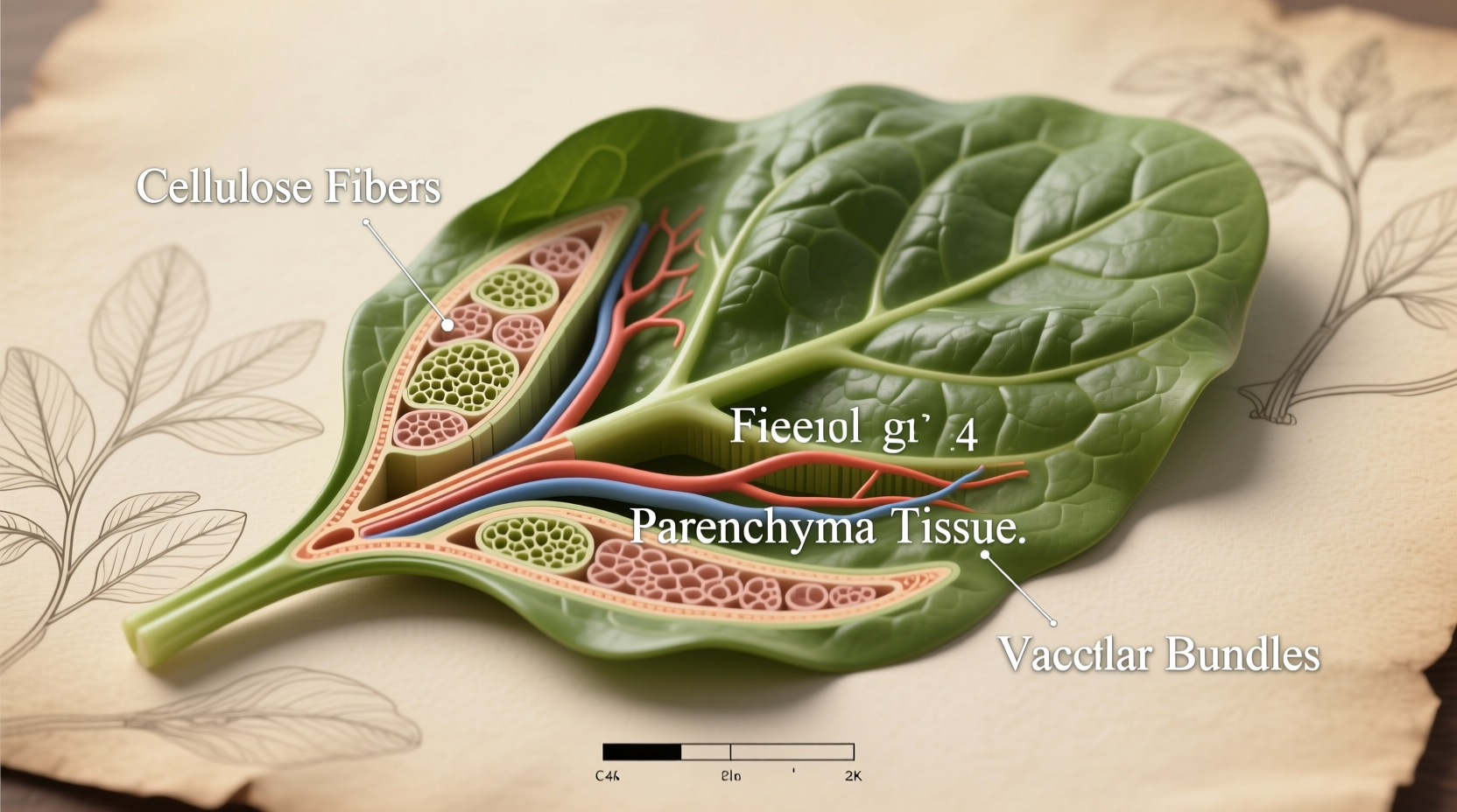 spinach fiber content