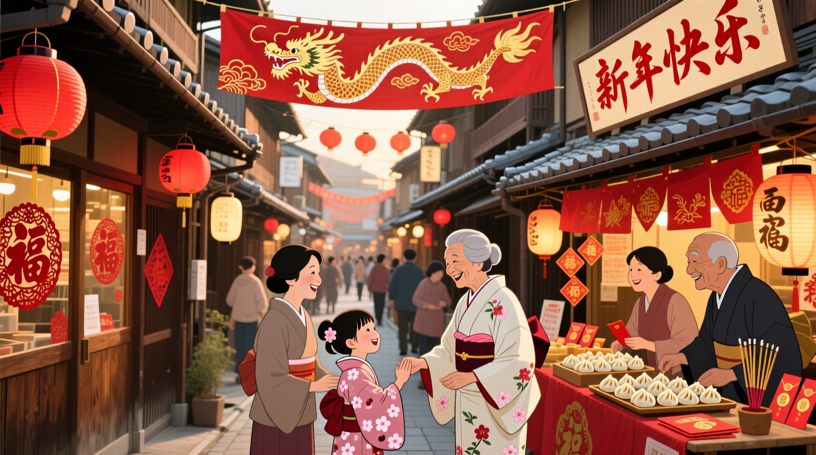 is japanese celebrate chinese new year