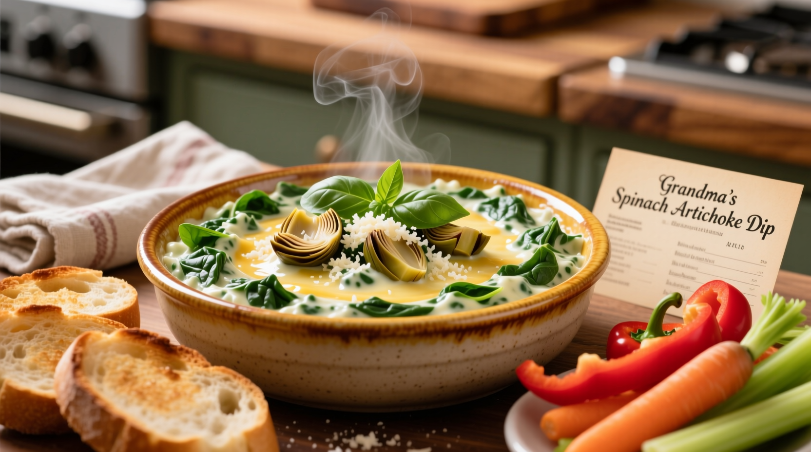 Perfect Basic Spinach Artichoke Dip Recipe in 20 Minutes