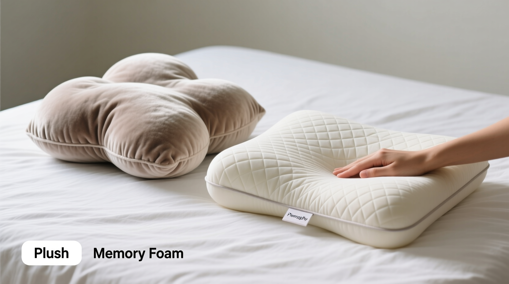 plush vs memory foam pillows are plush covers enough or is memory foam worth it