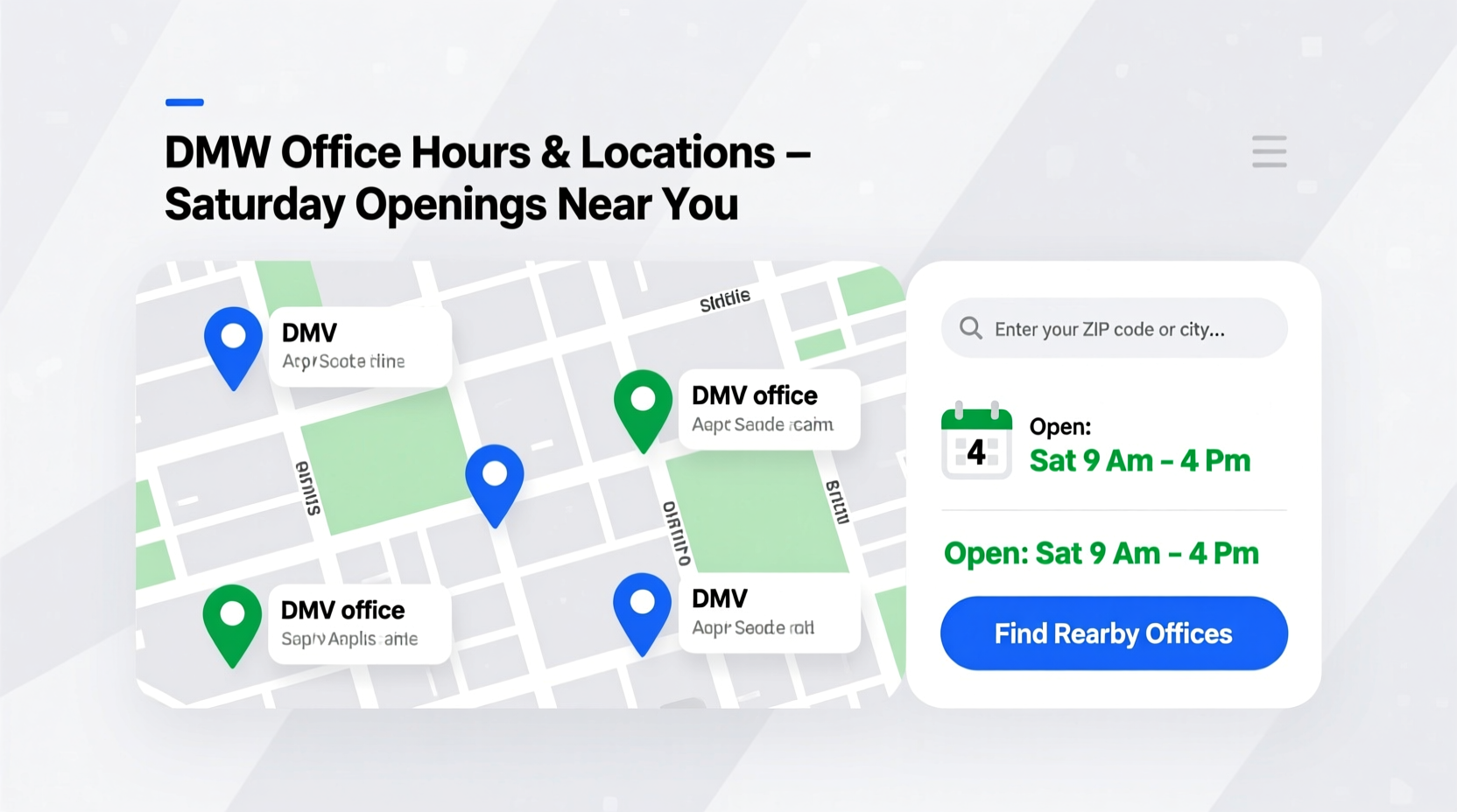 is there a dmv open on saturdays near me