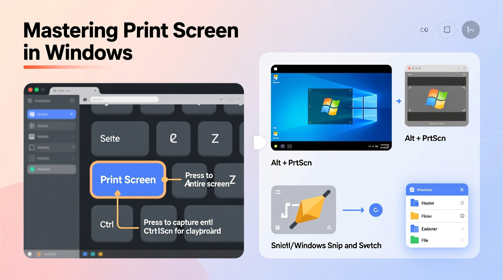 mastering print screen in windows complete guide to capturing and managing screenshots