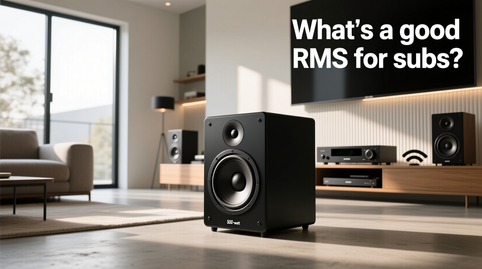 500 watt rms subwoofer, What's a good RMS for subs?