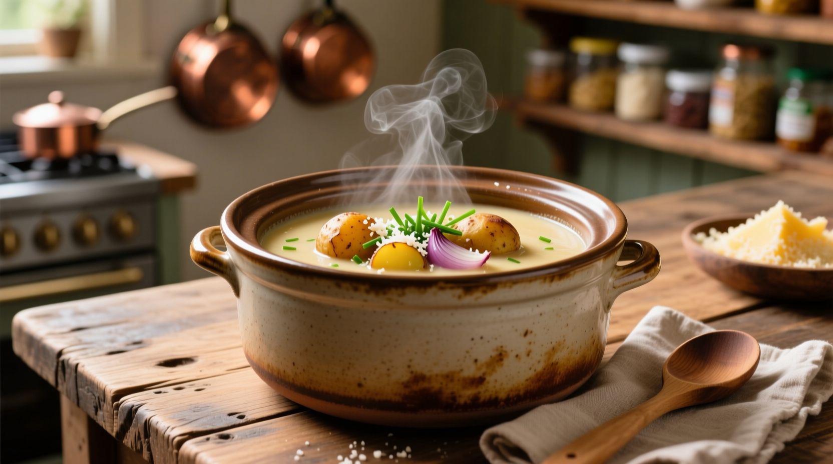 Perfect Potato Soup Crockpot Recipe: Ready in 4 Hours