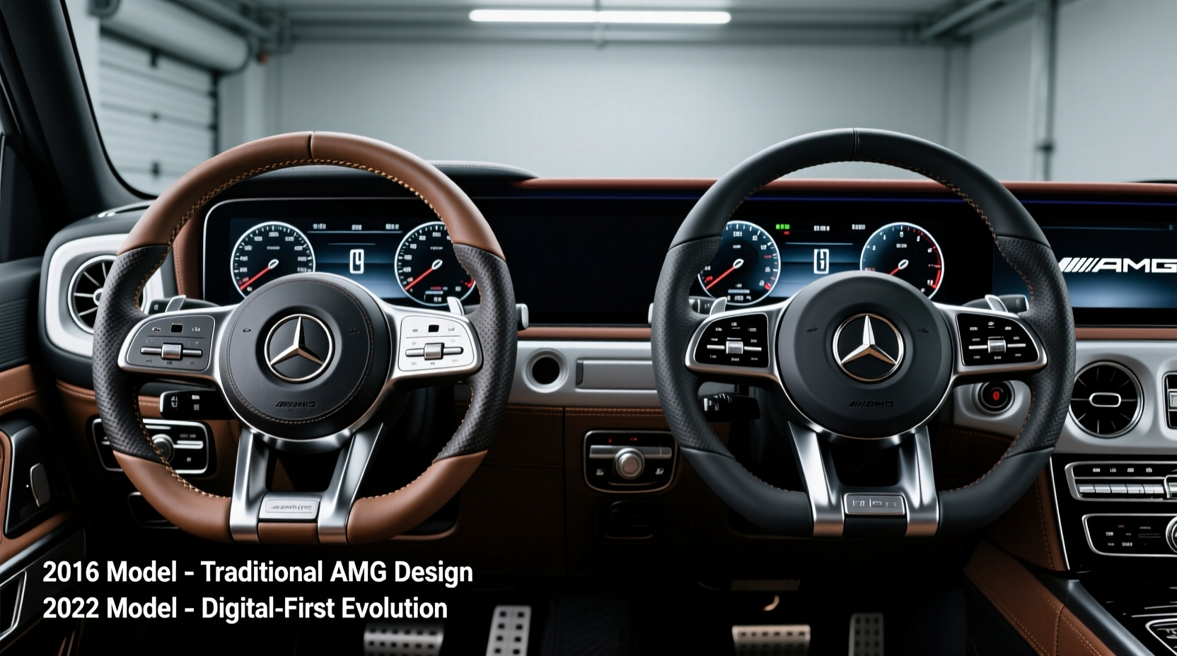 g63 amg 2016 vs 2022 steering comparison