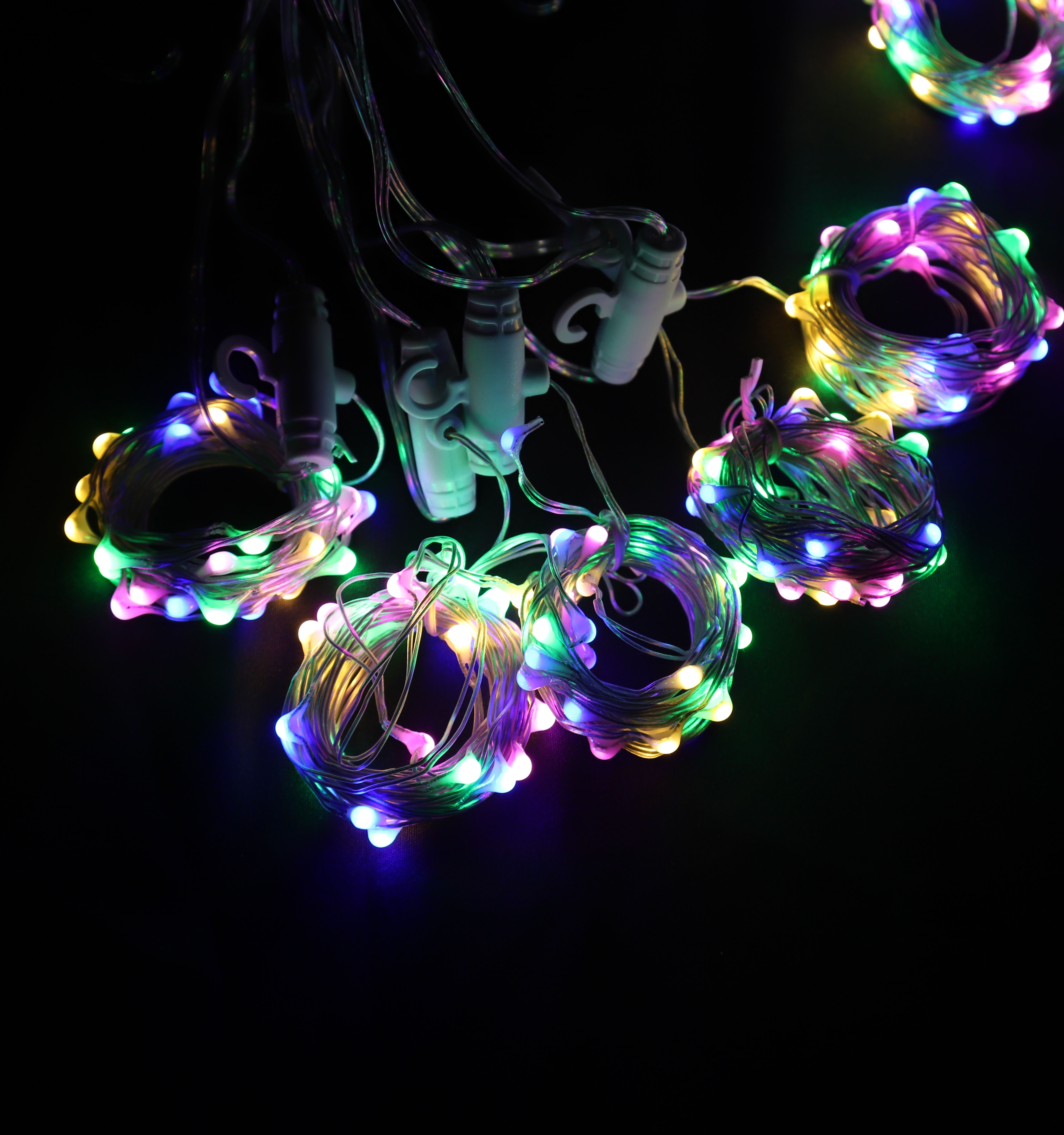 Curtain String Lights 300 LEDs Window Curtain Fairy Lights Hanging neon light wire