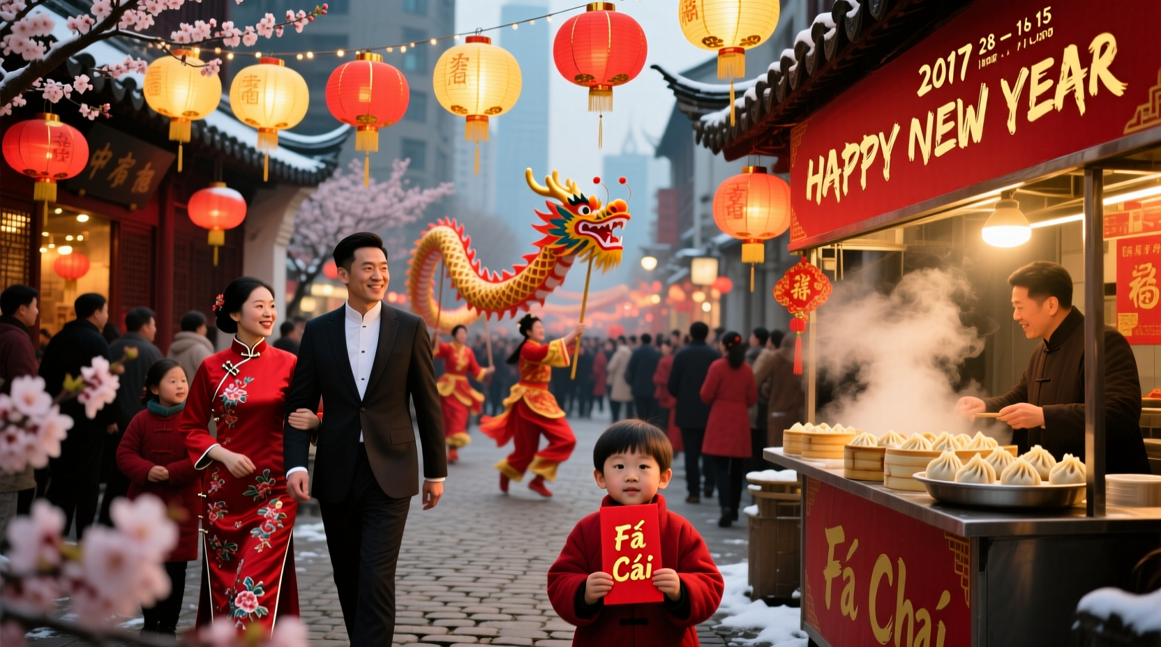 when does chinese new year start and end 2017