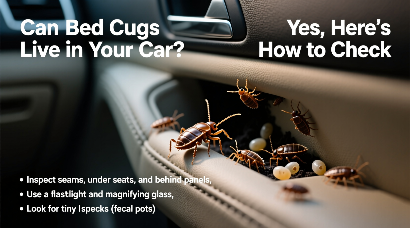 do bed bugs live in your car