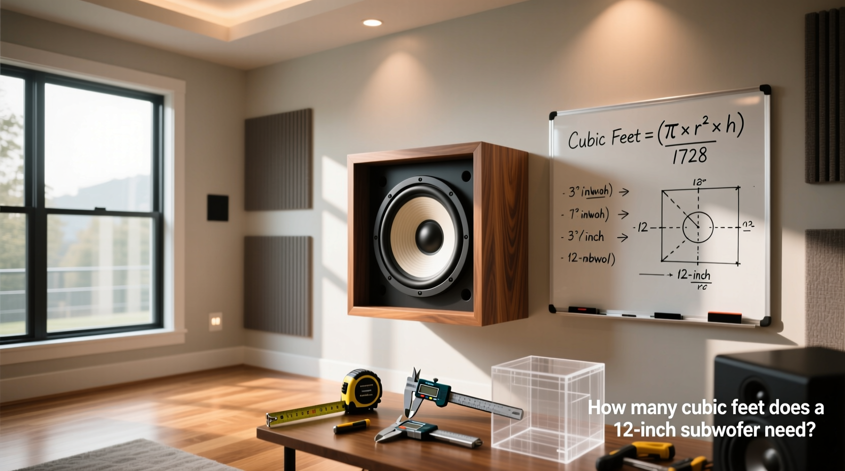 12 inch subwoofer box size guide