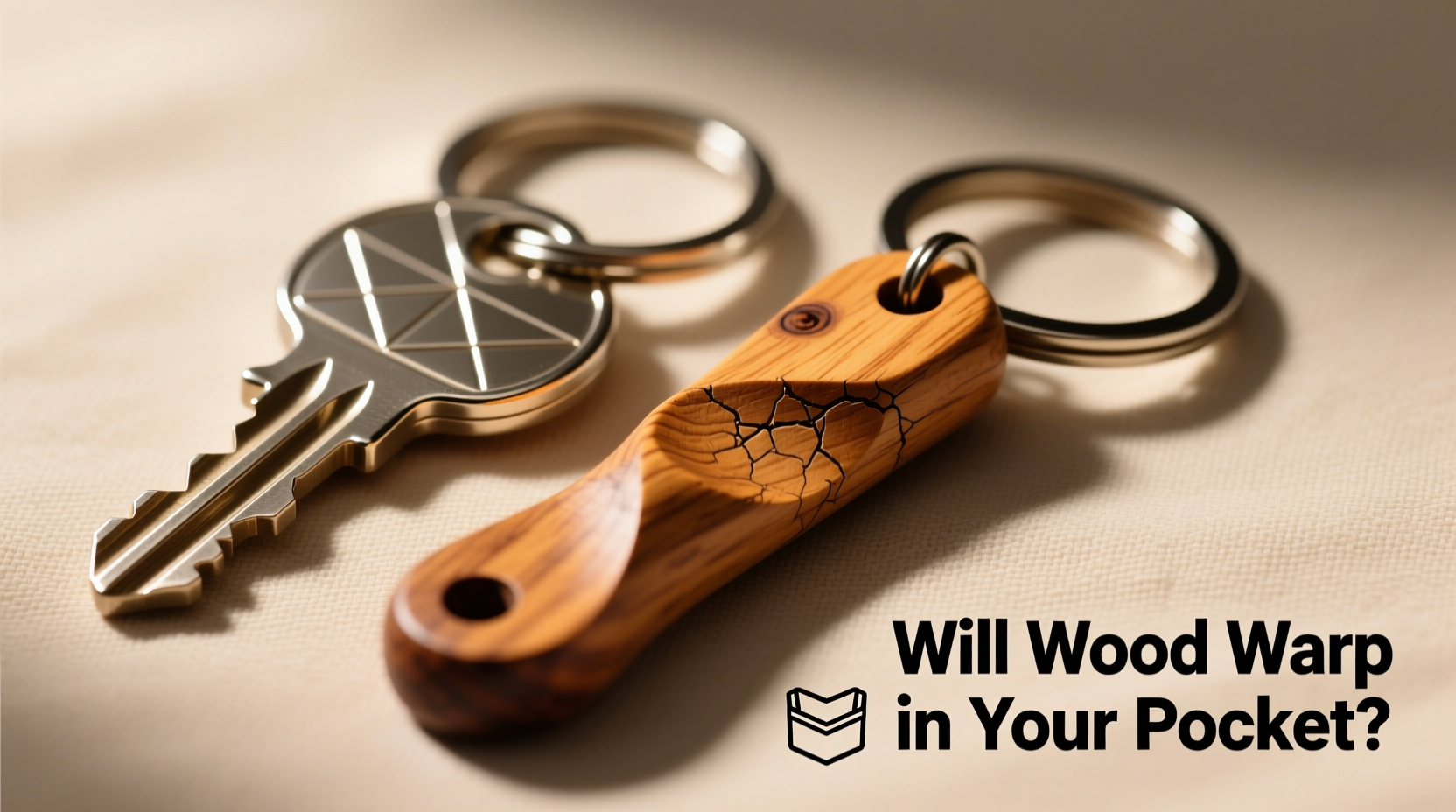 metal vs wooden keychains will wood warp in your pocket