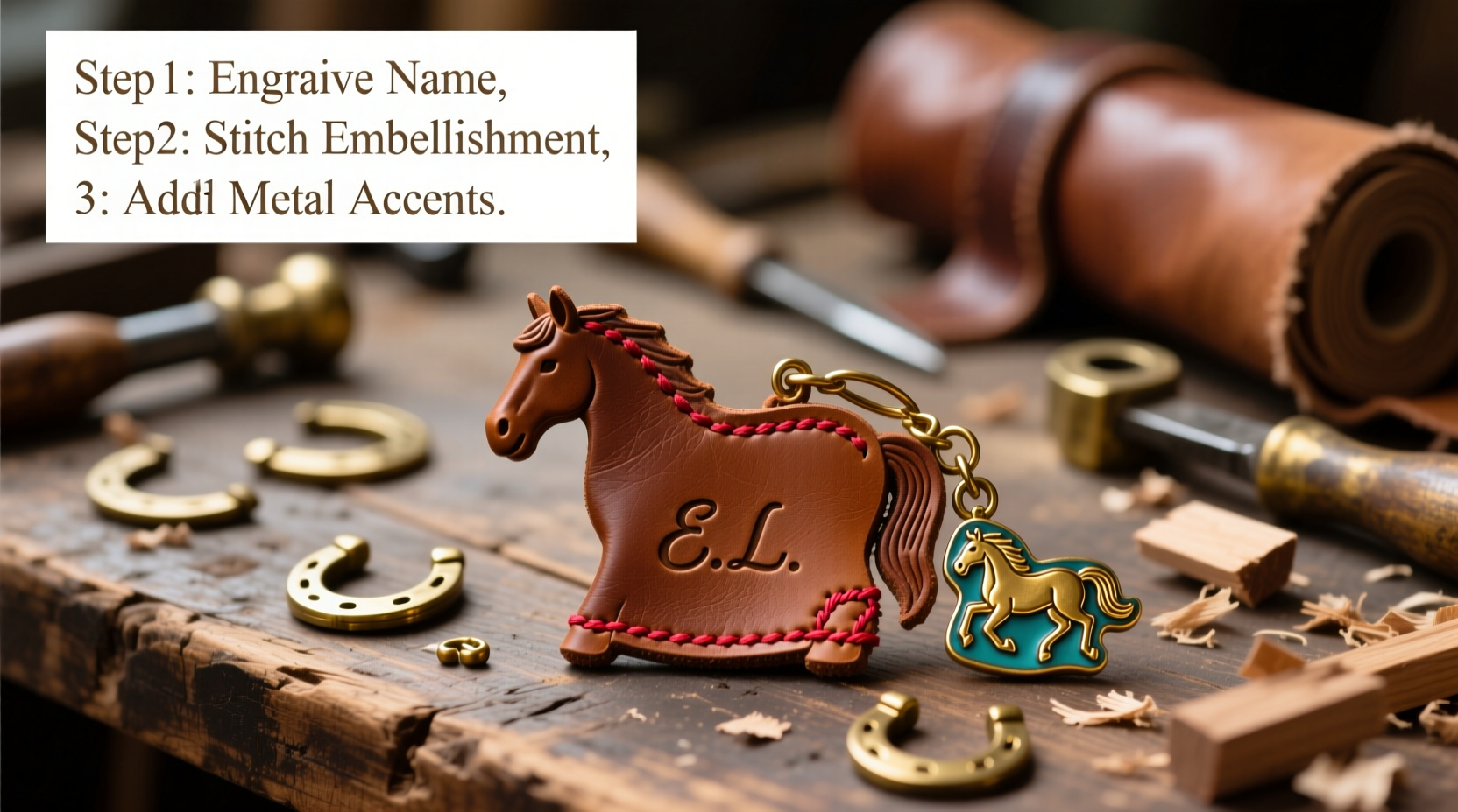 creative guide how to personalize a leather horse bag charm with unique touches