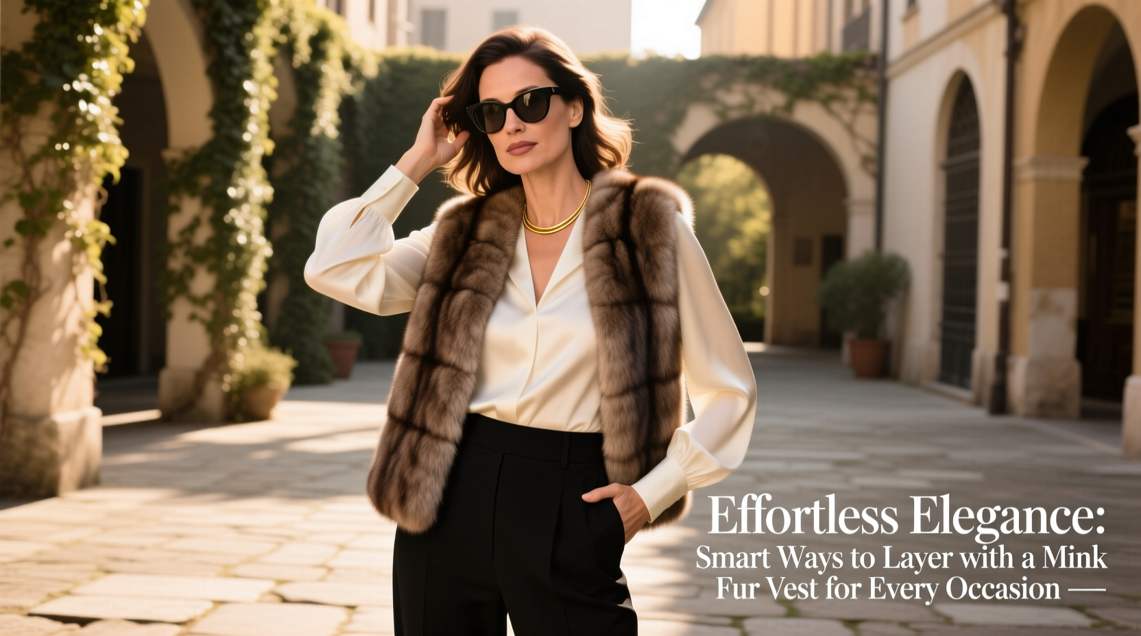 effortless elegance smart ways to layer with a mink fur vest for every occasion