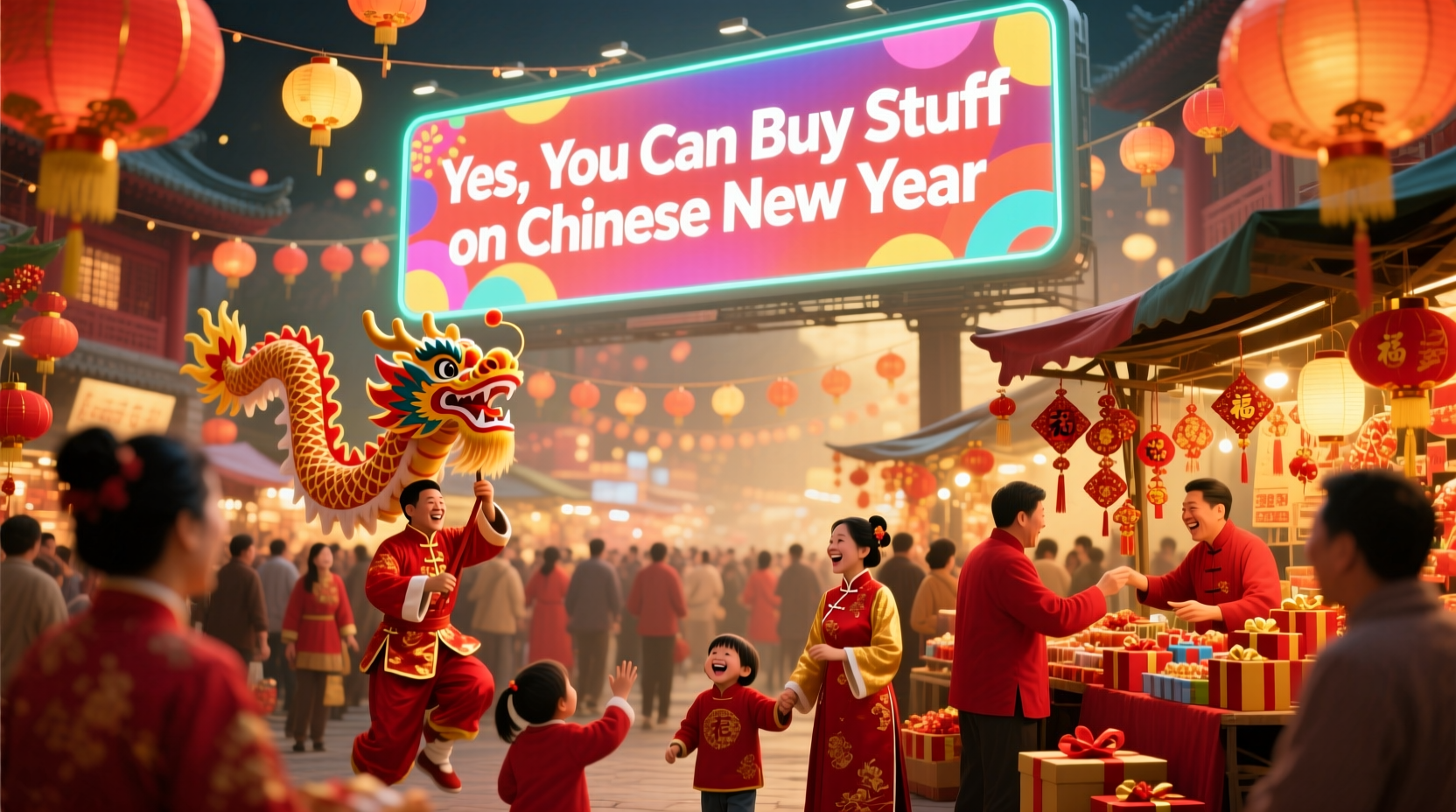 New Stuff Yes, You Can Buy Stuff on Chinese New Year