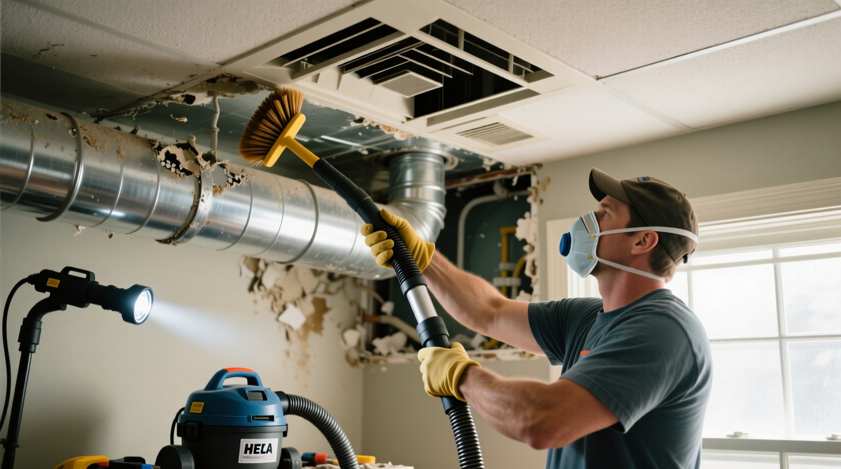 how to clean air ducts yourself