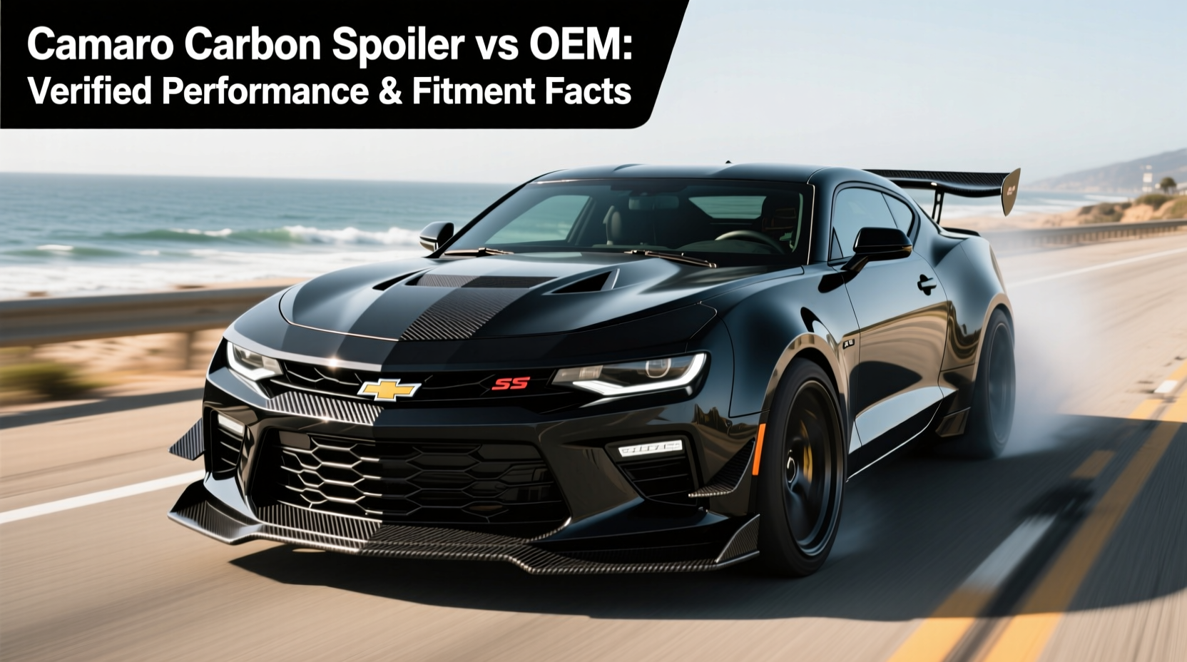 camaro carbon spoiler vs oem