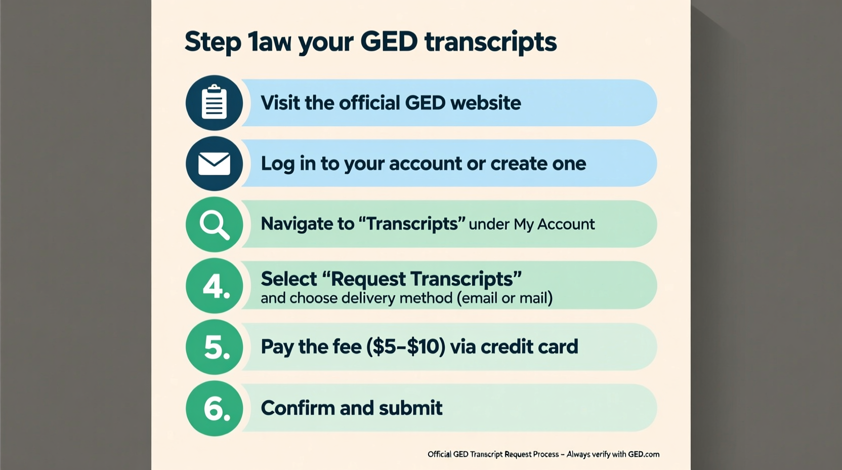 how to easily request and obtain your ged transcripts a step by step guide