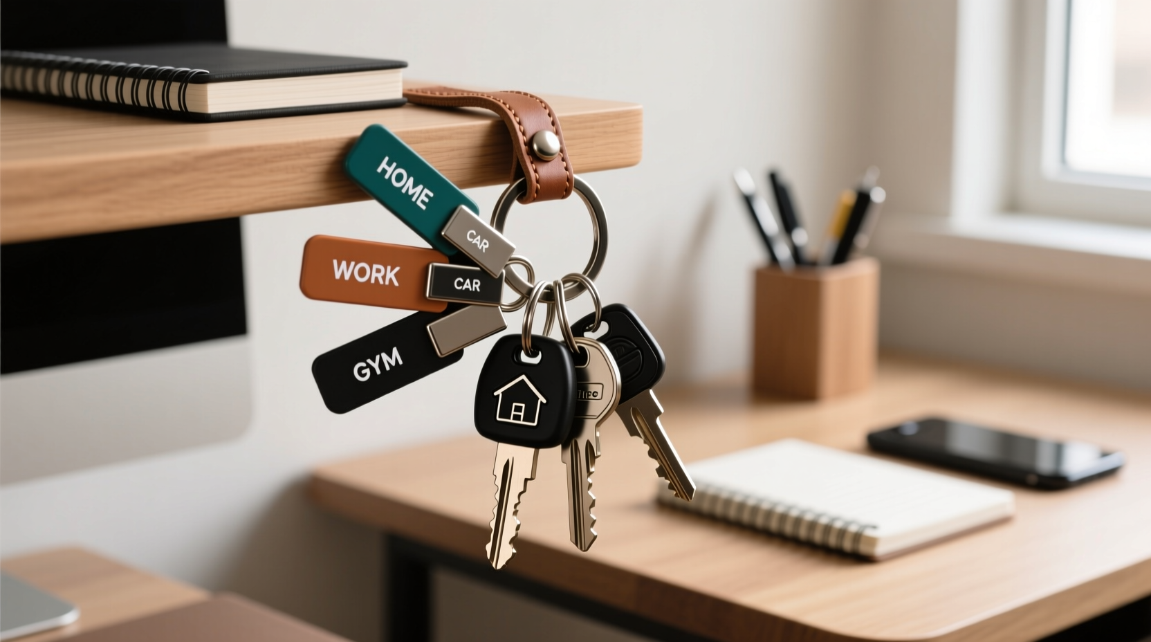 creative and practical ways to use a keyring for effortless key organization