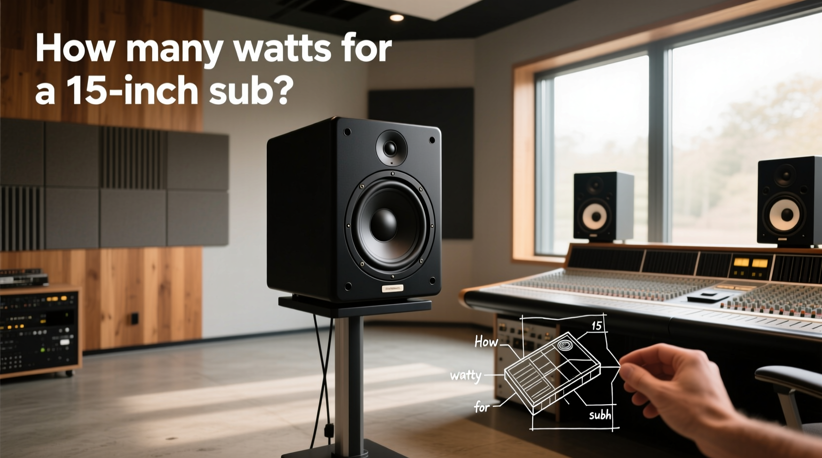 How to Choose a 15 Inch Pro Studio Sub: Wattage Guide