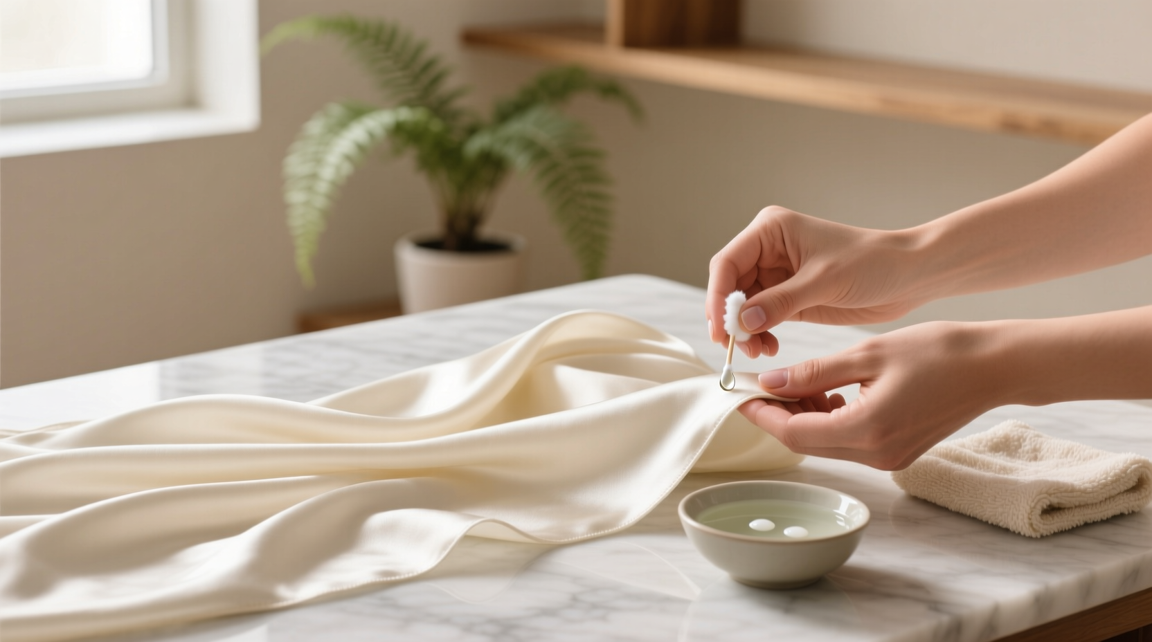 how to clean silk scarves