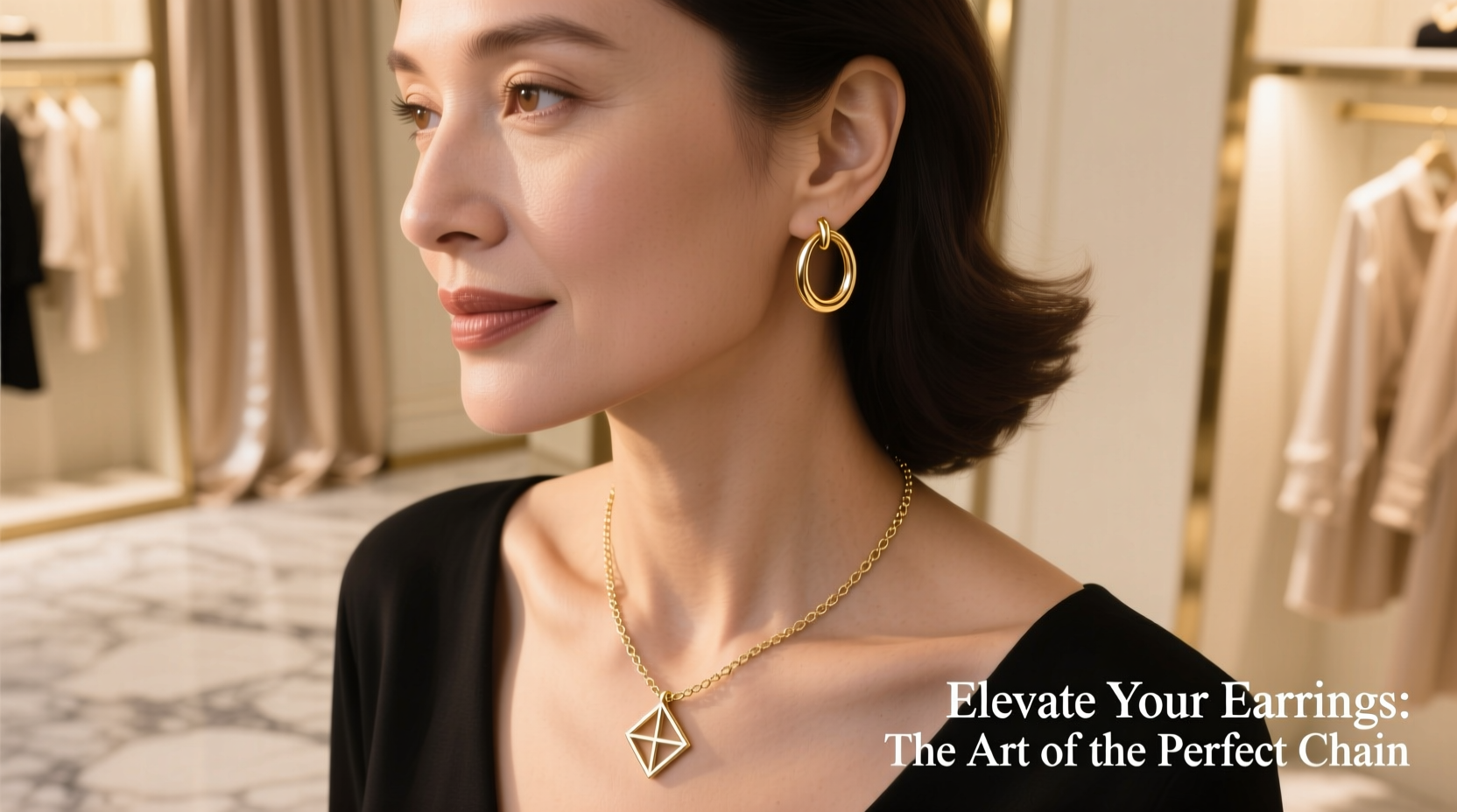 how to select high end collar chains that enhance your earrings elegantly