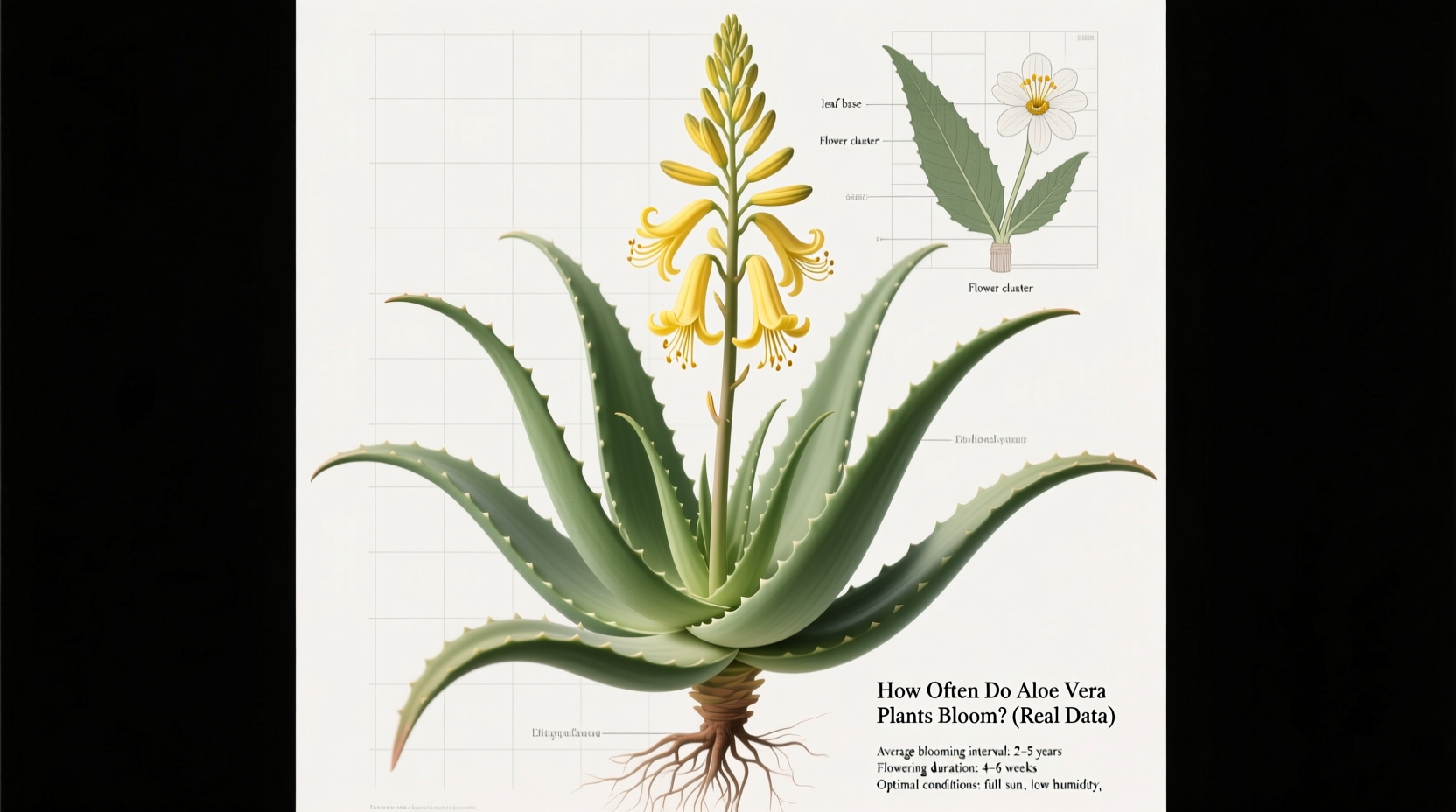 how often do aloe vera plants bloom