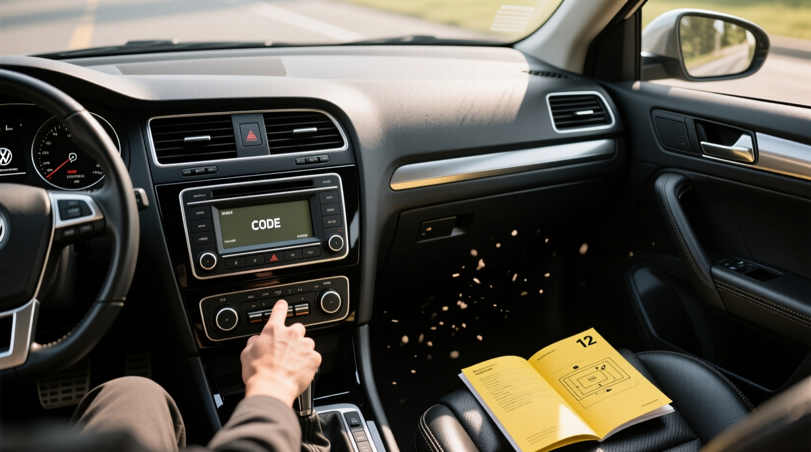 How to choose golf 5 car radio,Where is the radio code on a VW Golf 5?