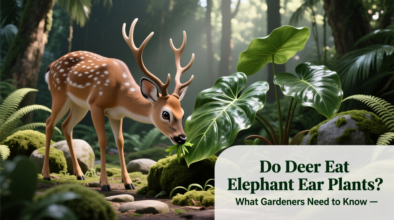 Do Deer Eat Elephant Ear Plants? What Gardeners Need to Know