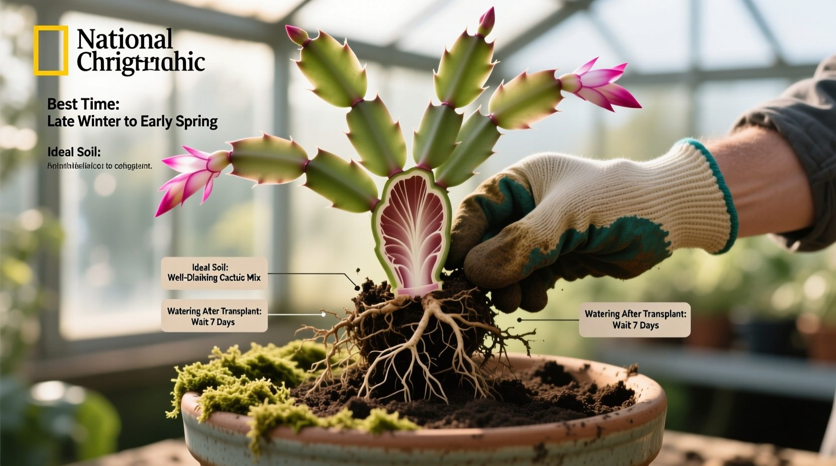 Best Time to Transplant Christmas Cactus