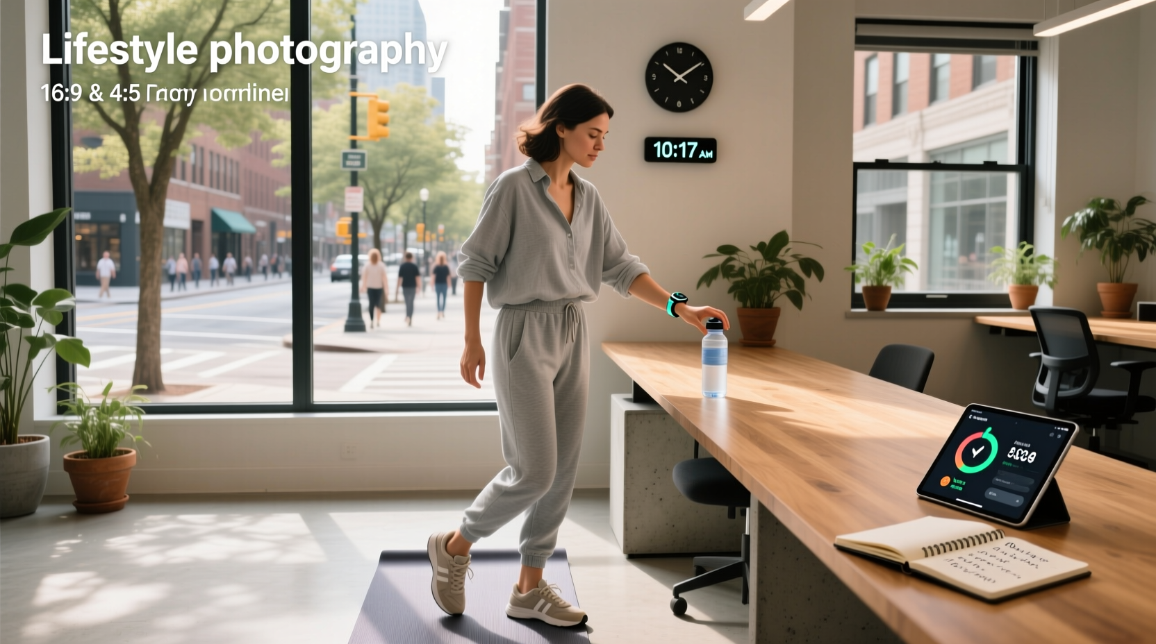 active throughout the day with neat