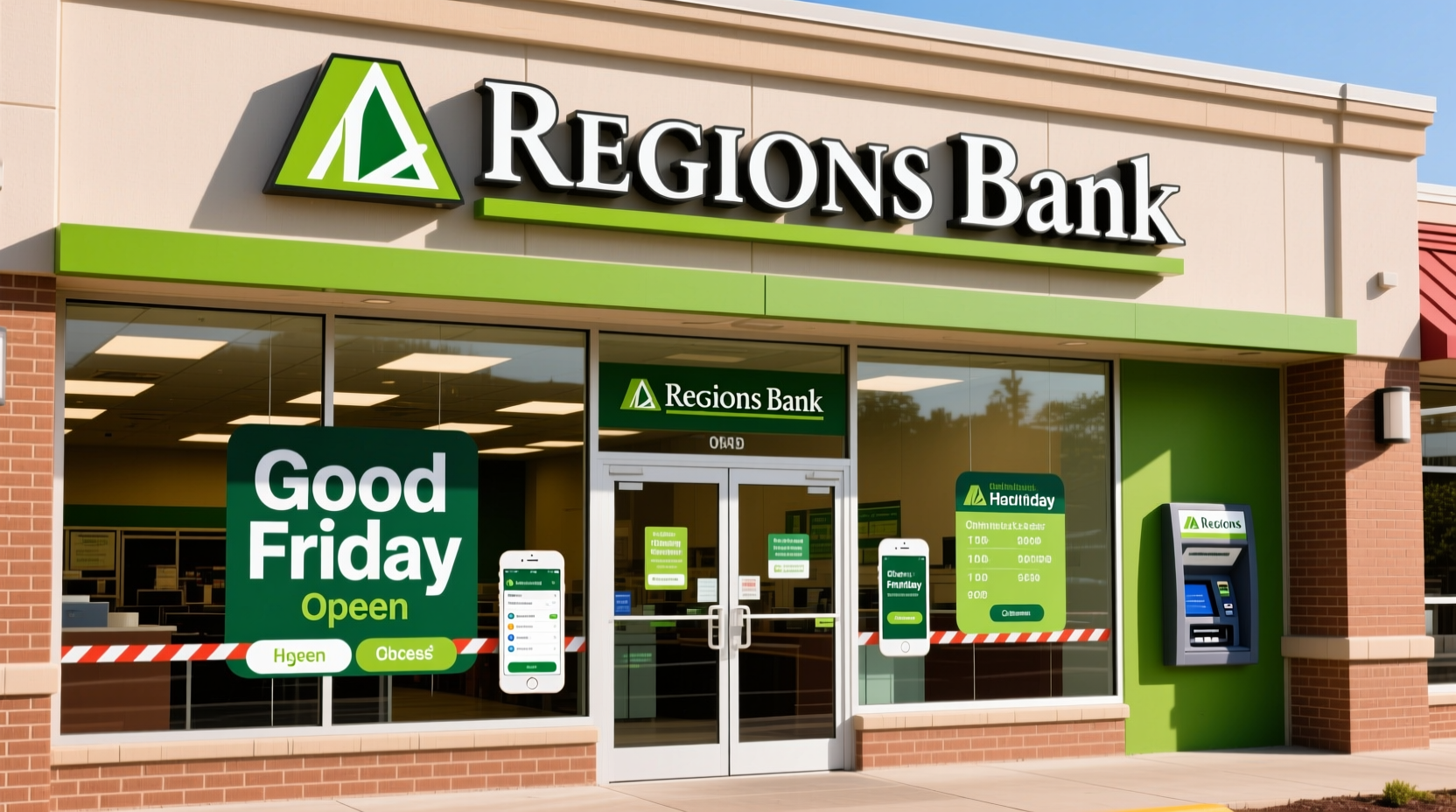 is regions bank open on good friday