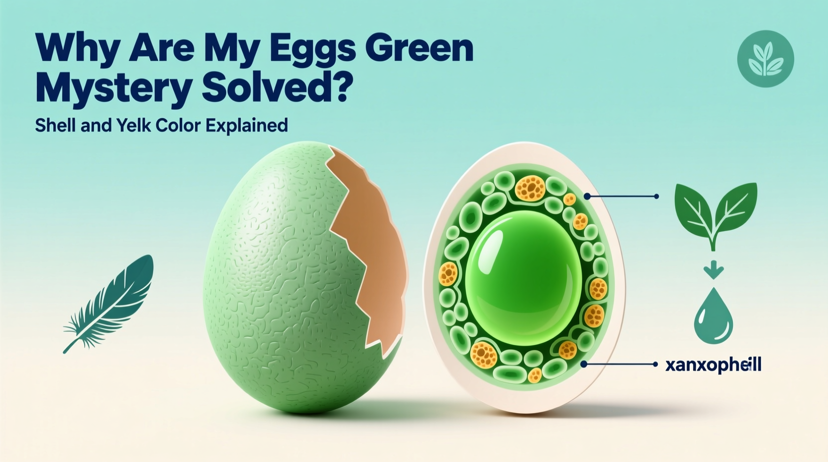 why are my eggs green shell color green yolks explained