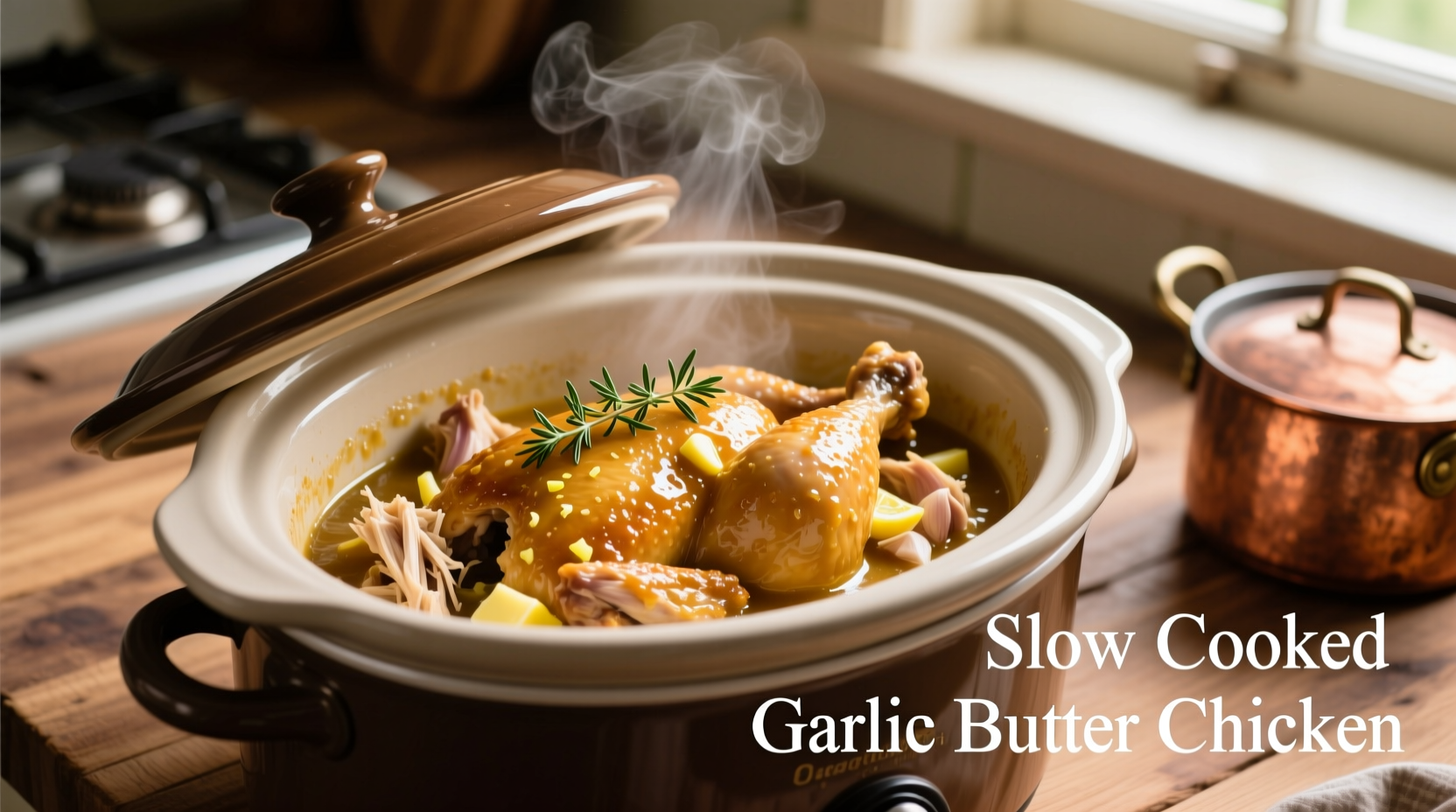slow cooker garlic butter chicken