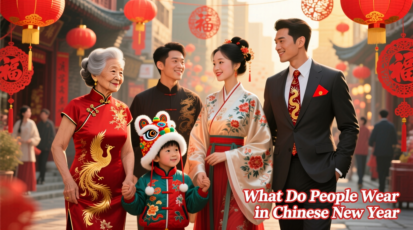 what do people wear in chinese new year