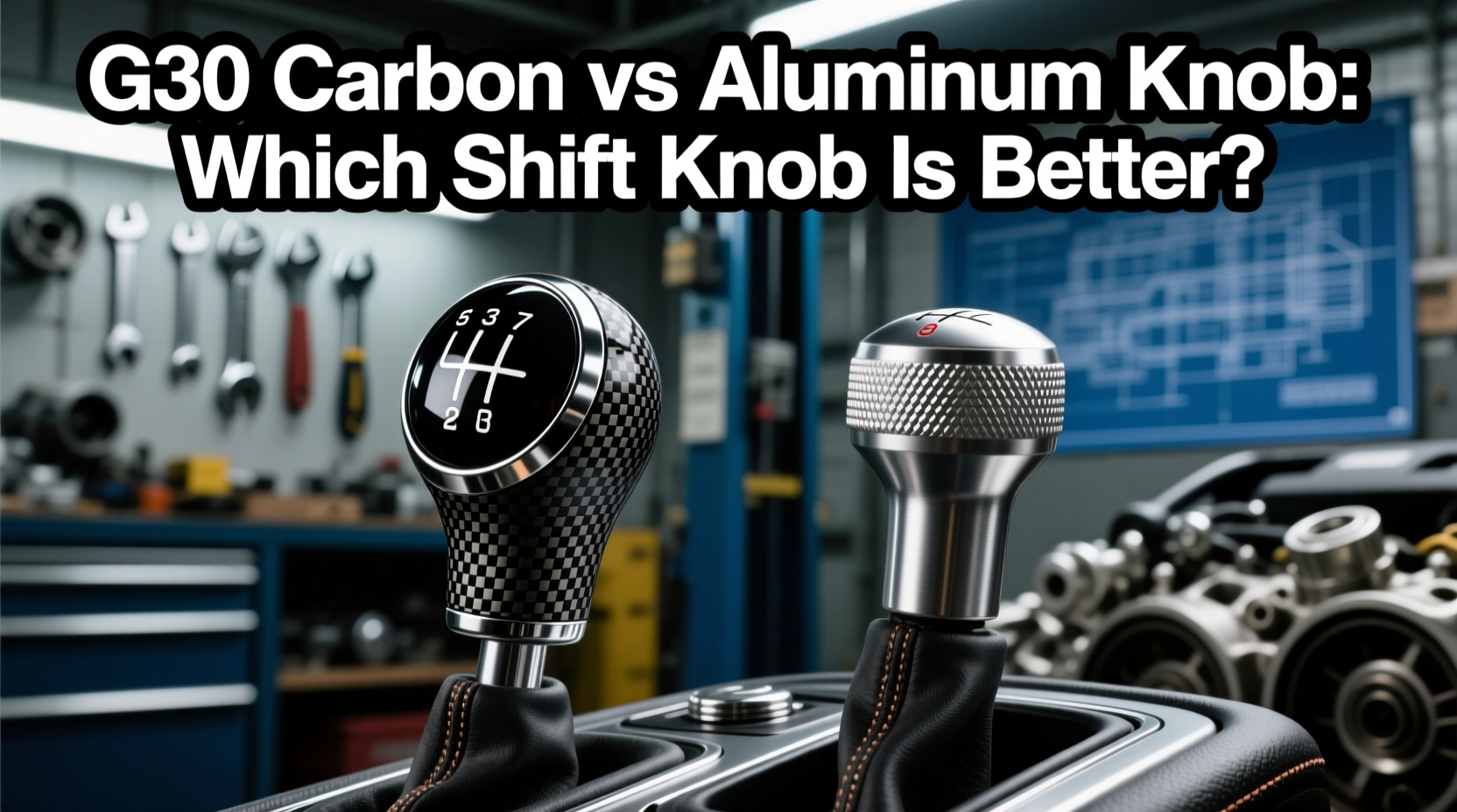g30 carbon vs aluminum knob