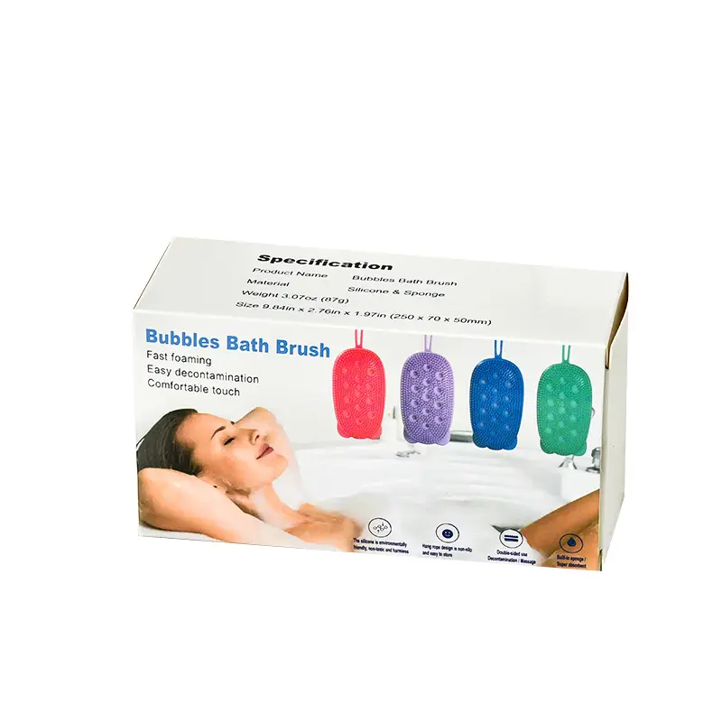 High Quality Hot Sale BPA Free Bath Sponge Foam Magic Silicone Body Bubble Brush