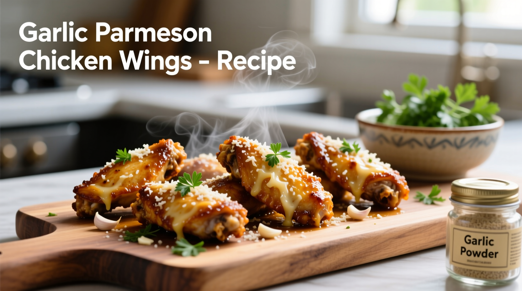 garlic parmesan chicken wings recipe