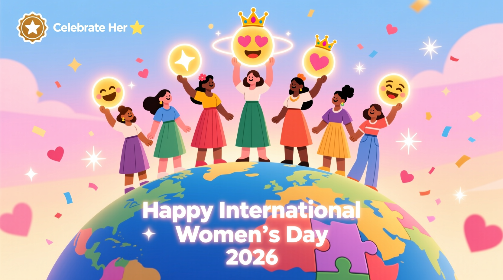 emoji womens day