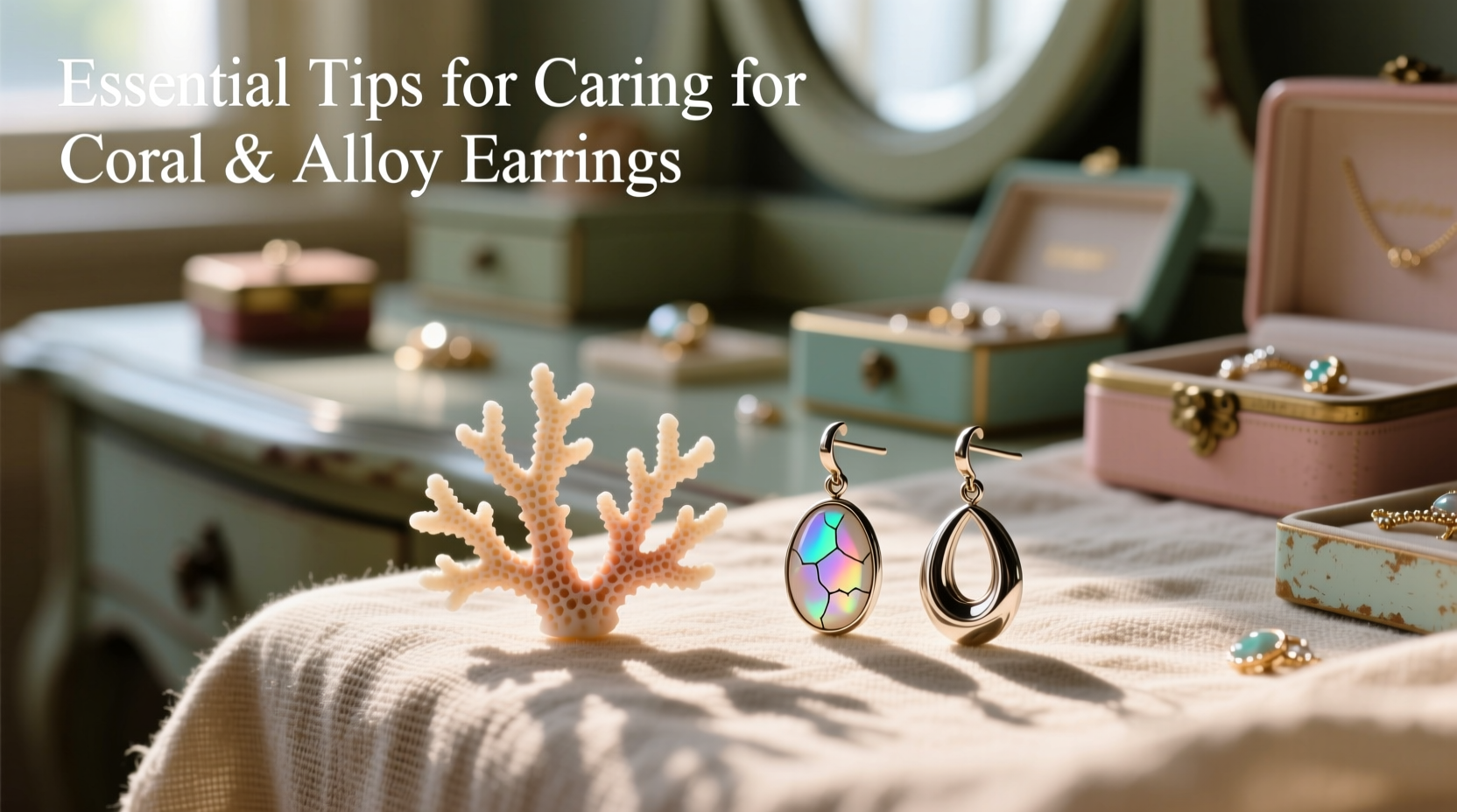 essential tips for caring for coral and alloy earrings to keep them beautiful longer