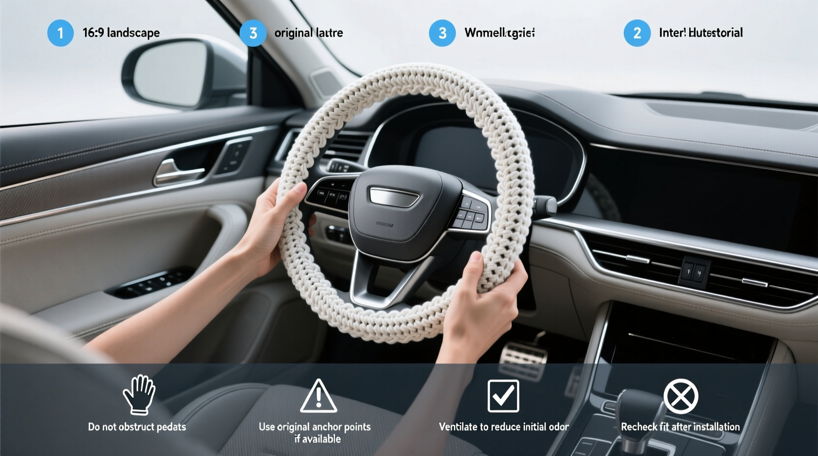 How to Choose Crochet Steering Wheel Covers: Buying Guide