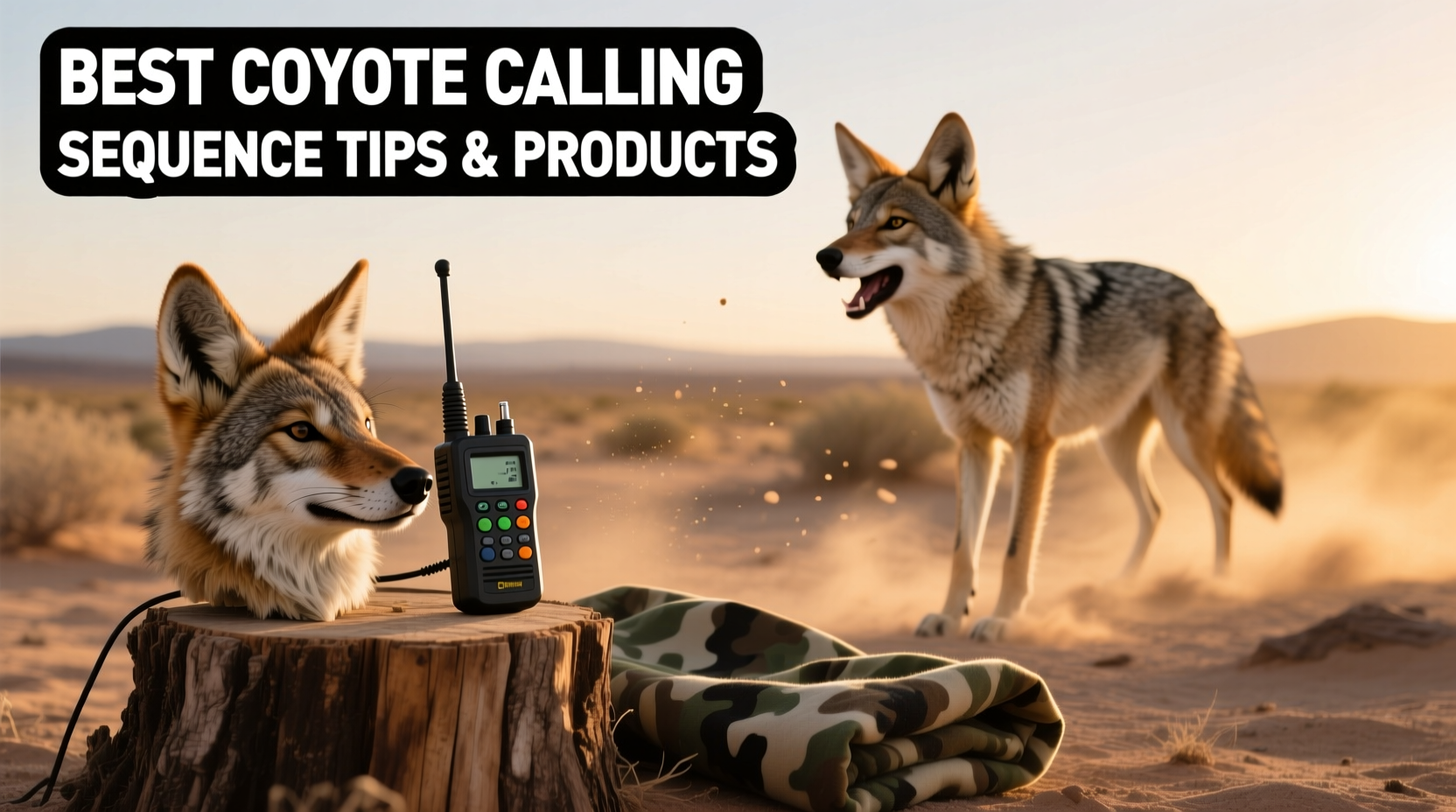 effective tips and products for the best calling sequence for coyotes