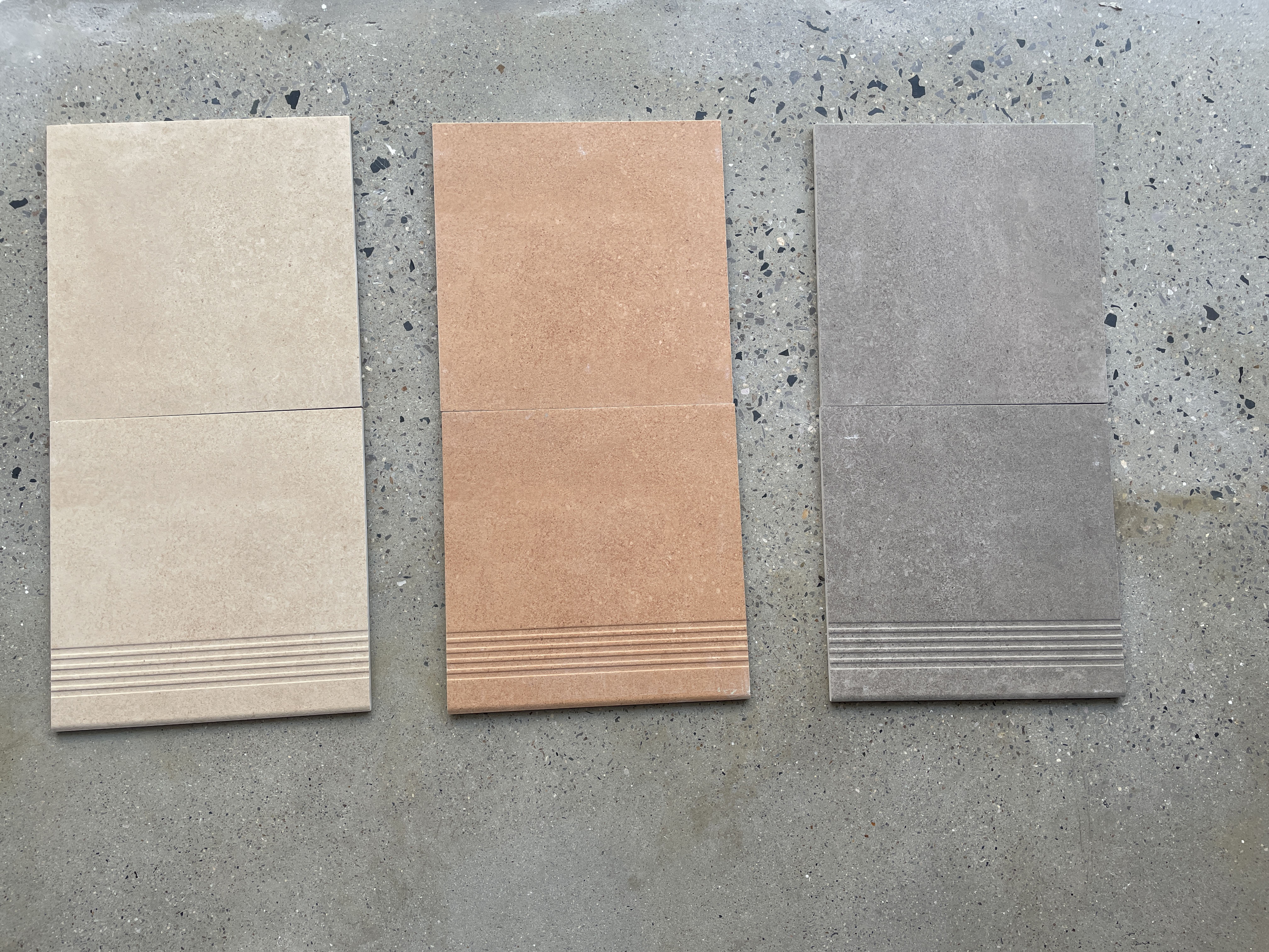 Hasin 300x300mm Small Size Dry Granular Rough Surface Skid Resistance For Ourdoor Stairs Porcelain Tile