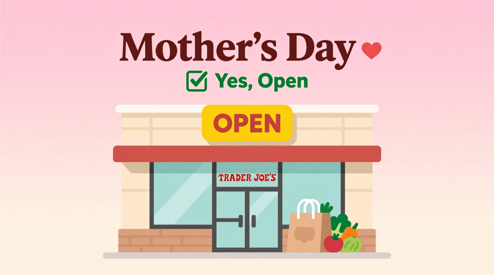 is trader joes open on mothers day