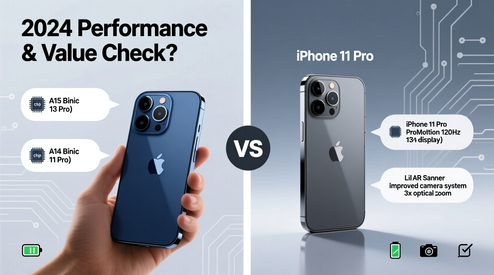 iphone 13 pro vs 11 pro is the upgrade worth it or is the older model still good in 2024