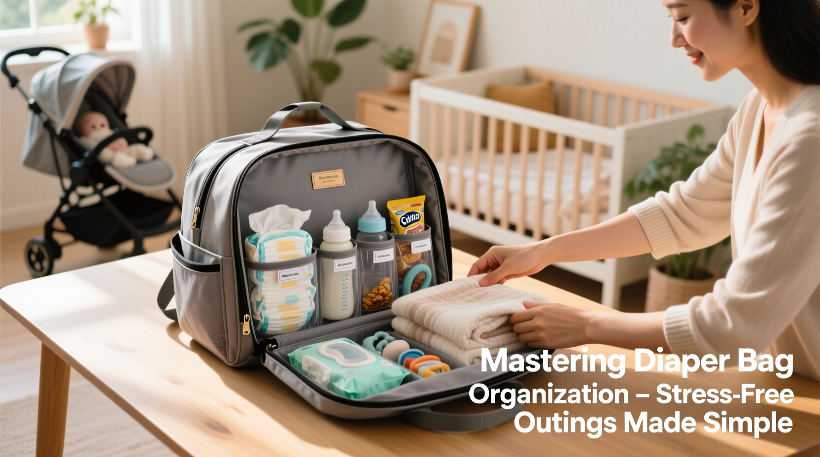 mastering large capacity diaper bag organization practical strategies for stress free outings