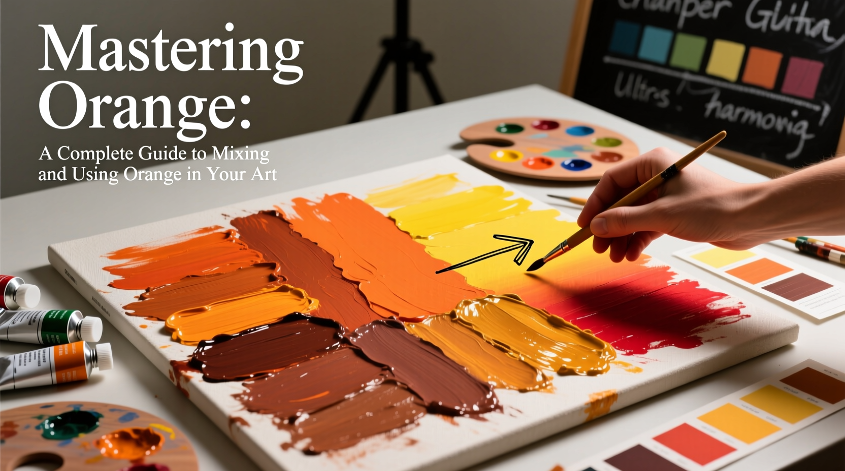 mastering orange a complete guide to mixing and using orange color in your art