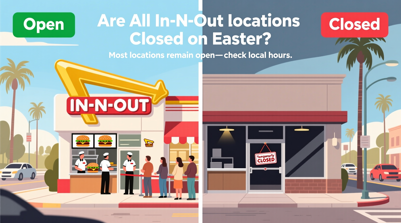 Are All In-N-Out Locations Closed on Easter?