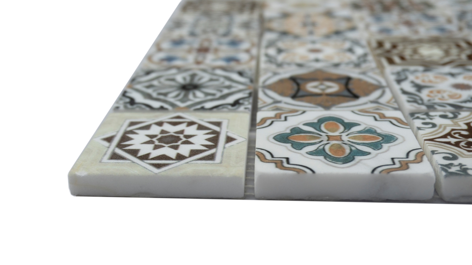 Marble Mosaics Stone Mosaic Inkjet Printing  Artificial Stone Mosaic