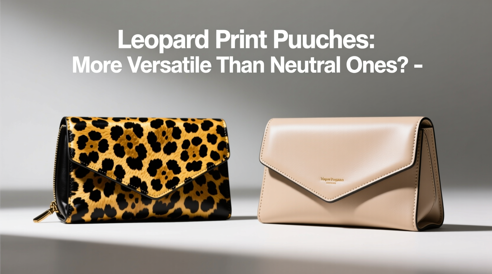 are leopard print pouches actually more versatile than neutral pouches